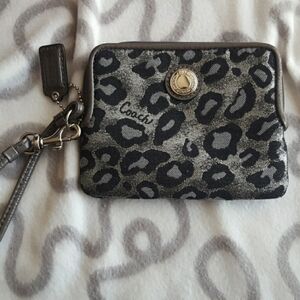 Coach mini wristlet